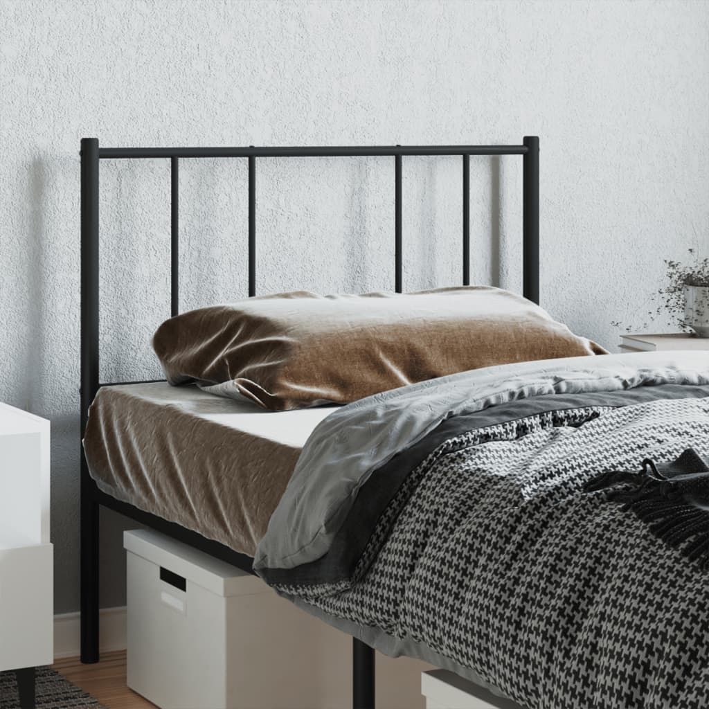 Ersatz-Kopfteil Metall Schwarz 80 cm