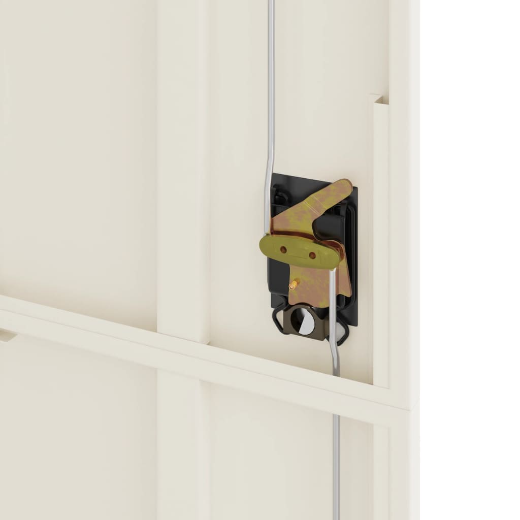 Aktenschrank mit 2 Türen Grau 90 cm Stahl
