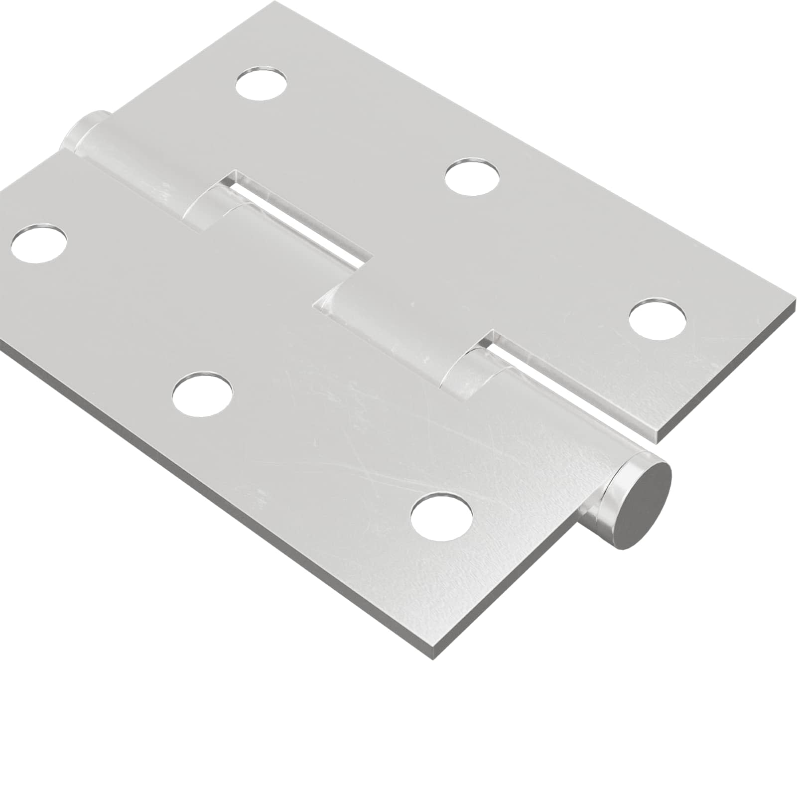 Scharnier 2 pcs Silber 50 x 38 x 1,3 mm Stahl