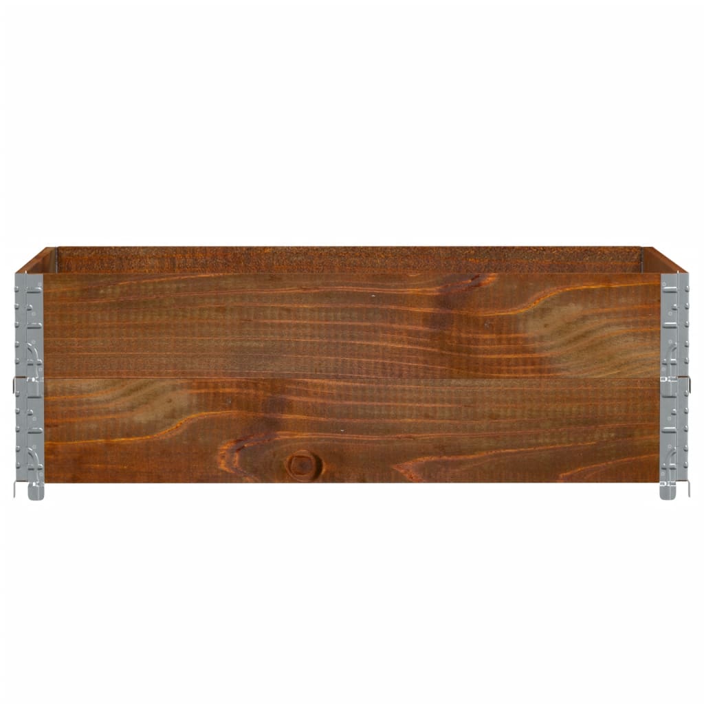 Pflanzkasten Grau 150x100 cm Massivholz Kiefer