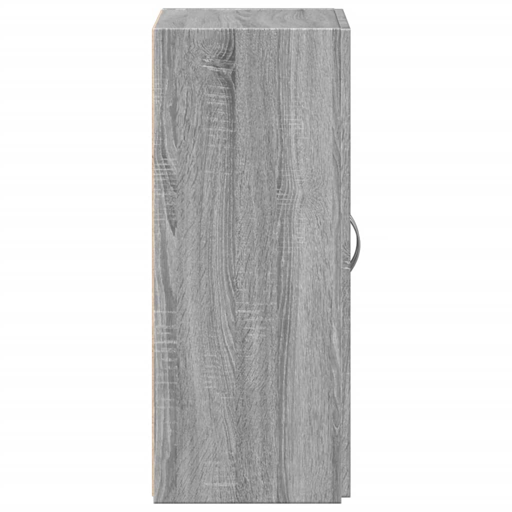 Aktenschrank Weiß 60x32x153 cm Holzwerkstoff