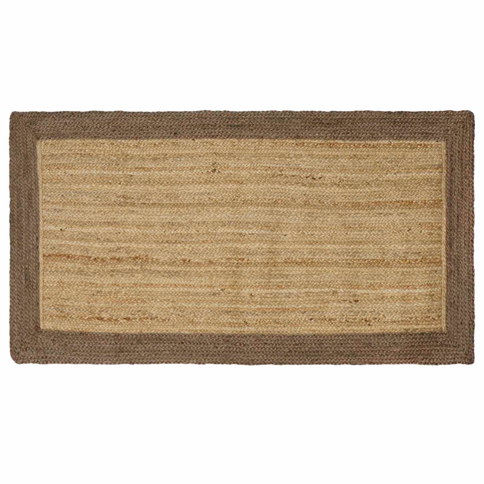 Bereichsteppiche Grau 60 x 110 cm Jute