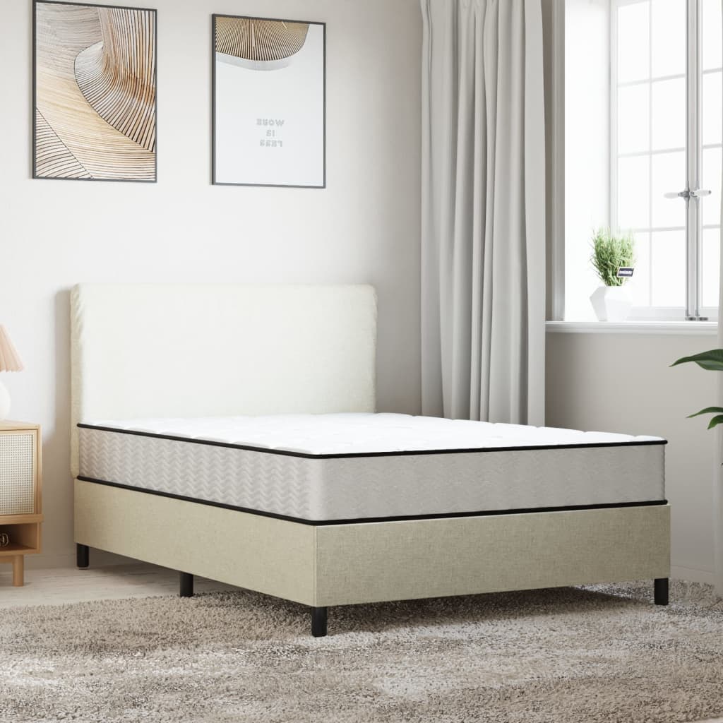 Schaumstoffmatratze für Kind Mittelweich 80 x 160 cm 16 cm Weiß