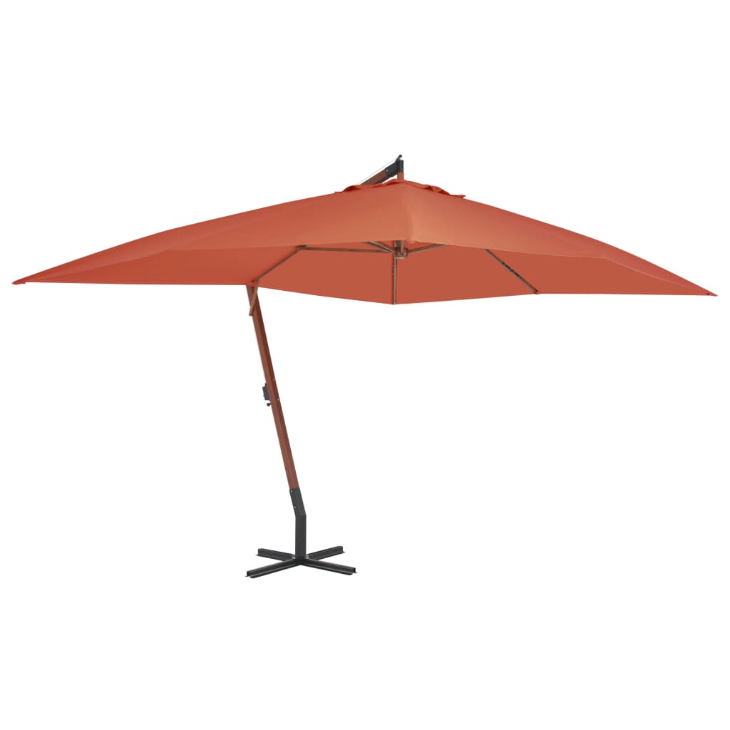 Ampelschirm Melia 300x400 cm Grün
