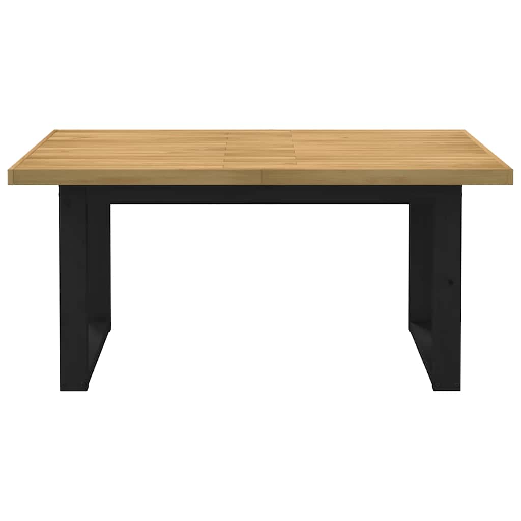 Esstisch NOAIN U-Form-Beine 180x90x75 cm Massivholz Kiefer