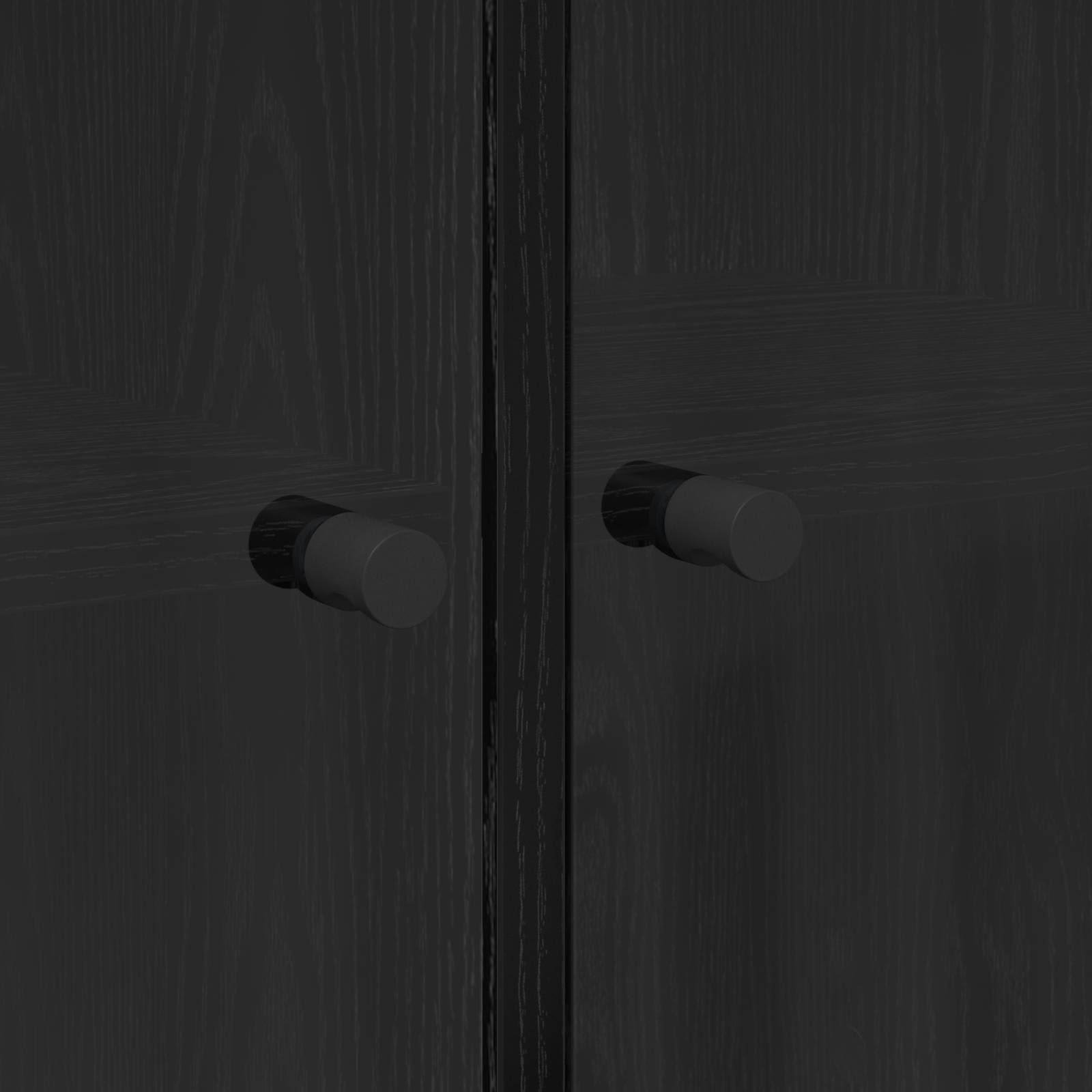 Bücherschrank mit Türen Weiß 136x37x142 cm Holzwerkstoff