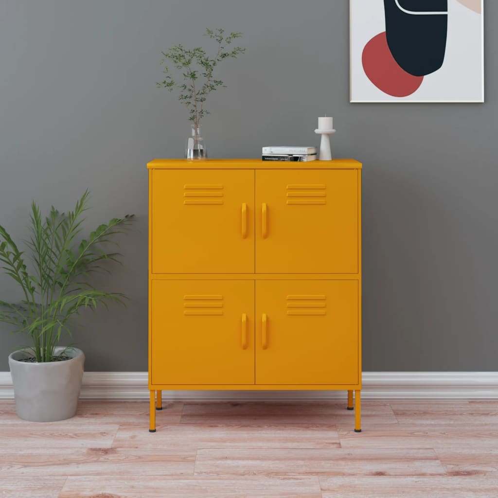 Lagerschrank Olivgrün 80x35x101,5 cm Stahl