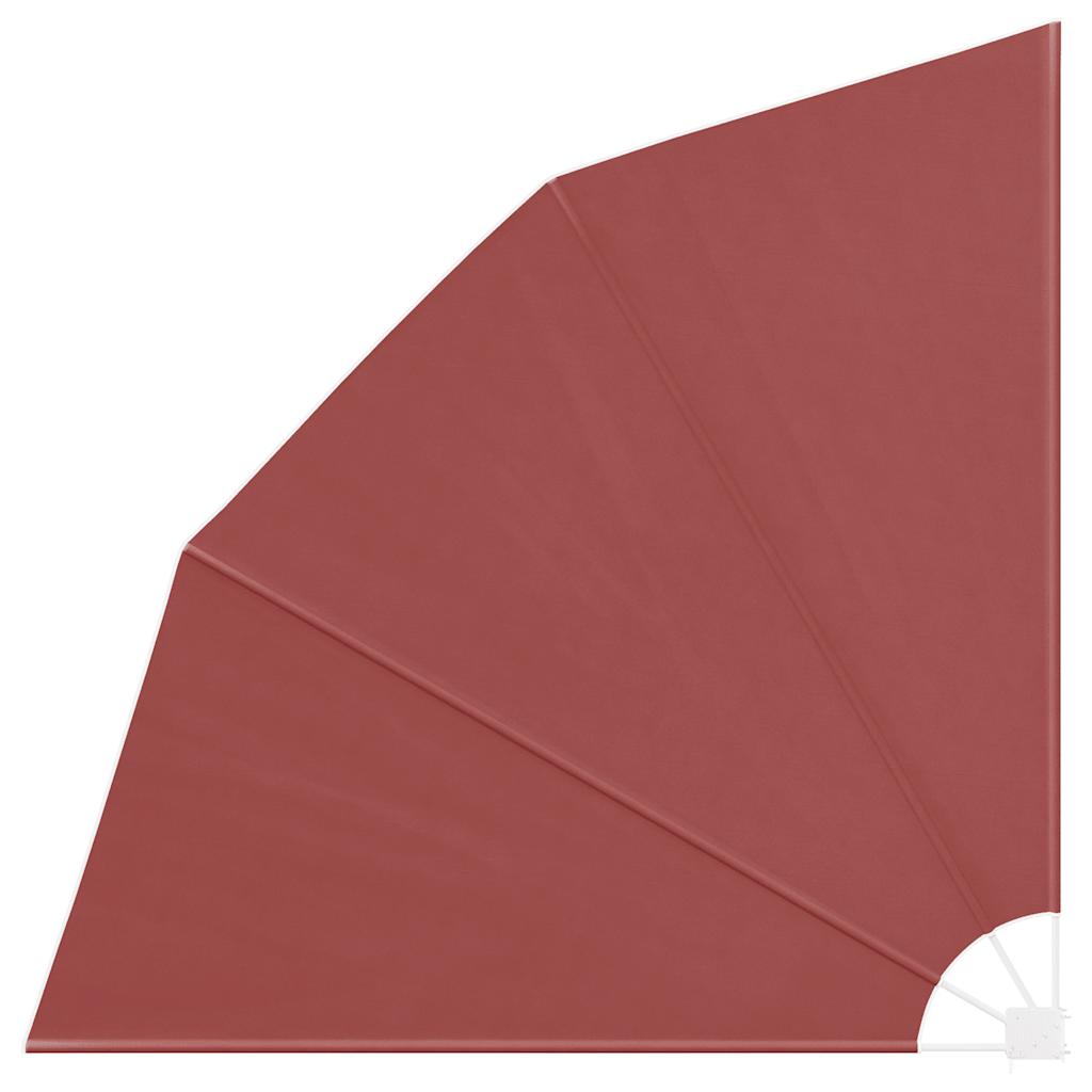 Faltbarer Balkonfächer Grau 210×210 cm