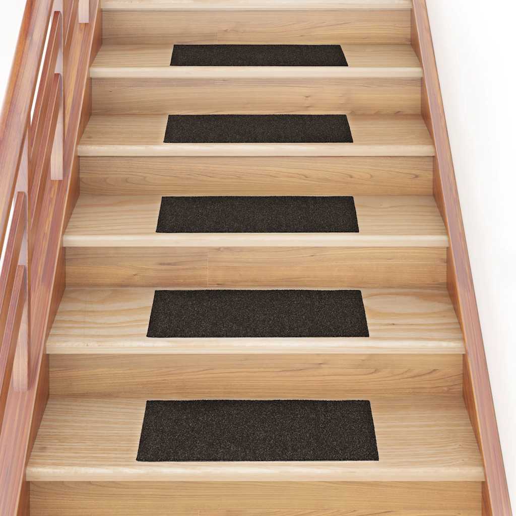 Stufenmatten Selbstklebend 15 Stk. 60x25 cm Hellbraun Rechteckig