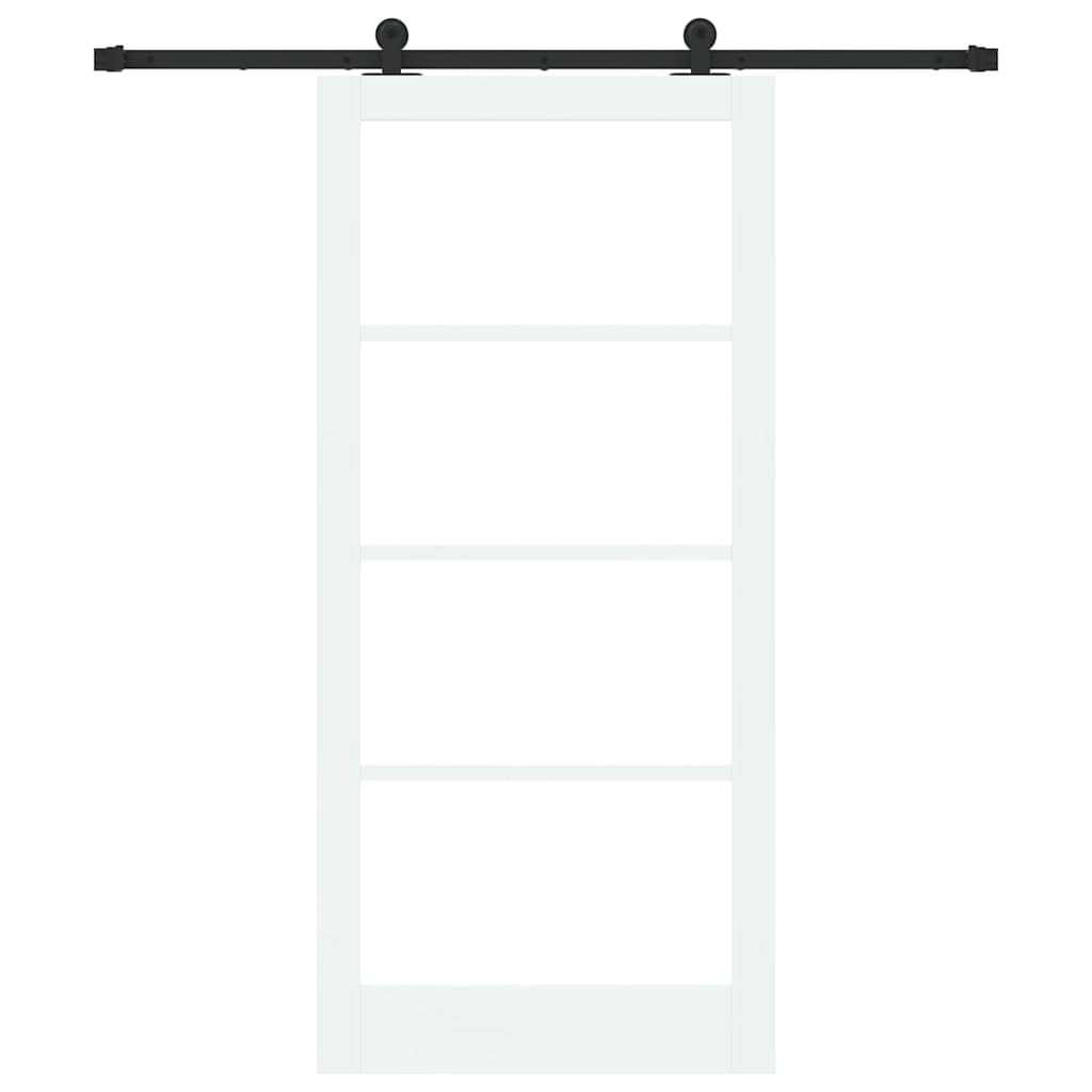 Schiebetür ORKDAL Natürlich und Schwarz 61 x 198,5 cm