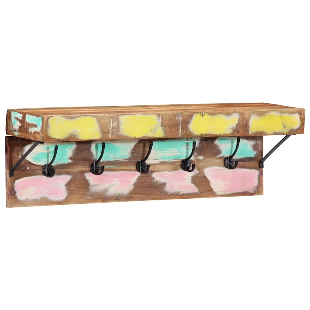 Garderobenständer Braun 73 x 19 x 23 cm Massivholz Mango