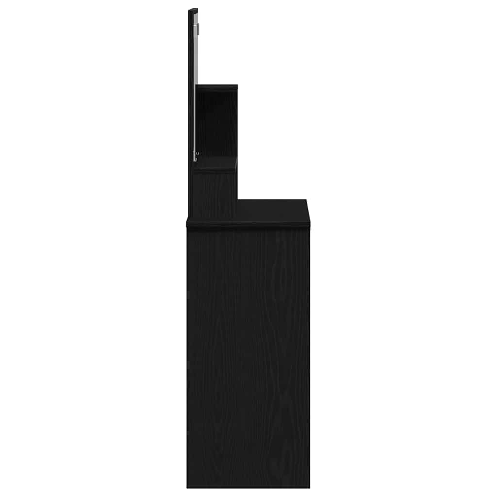 Schminktisch mit Spiegel Weiß 86,5x35x136 cm