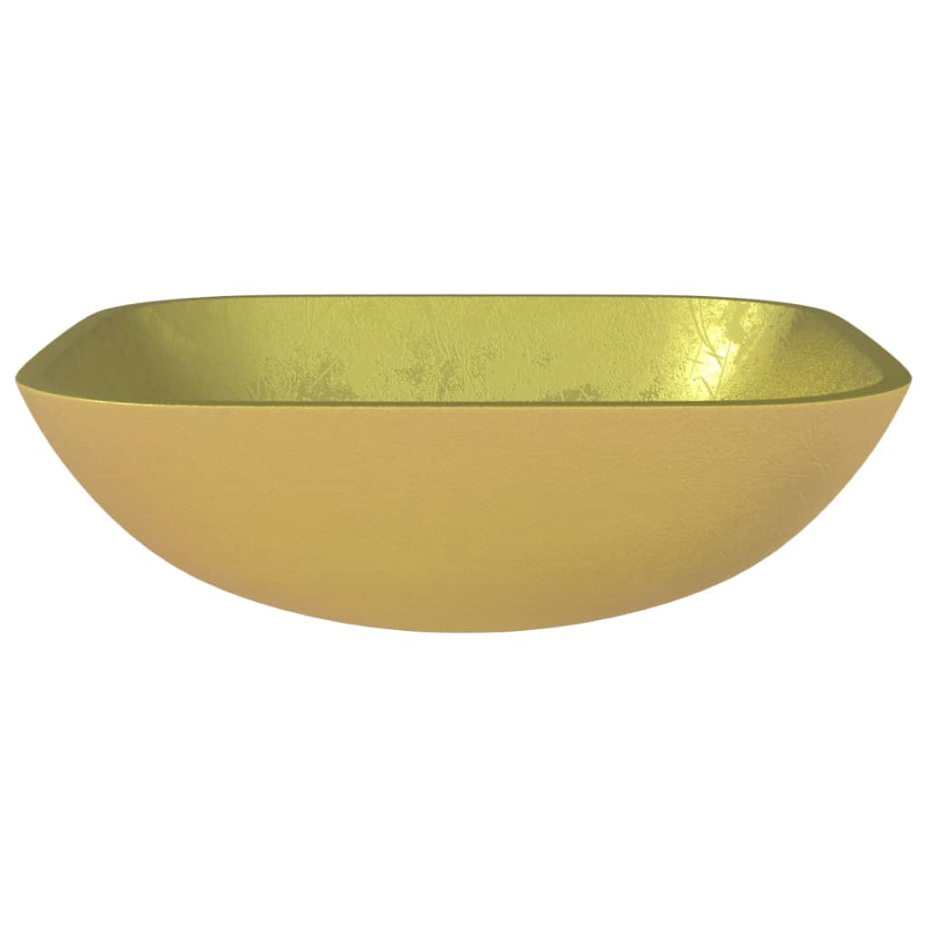 Waschbecken Glas 42x42x14 cm Transparent