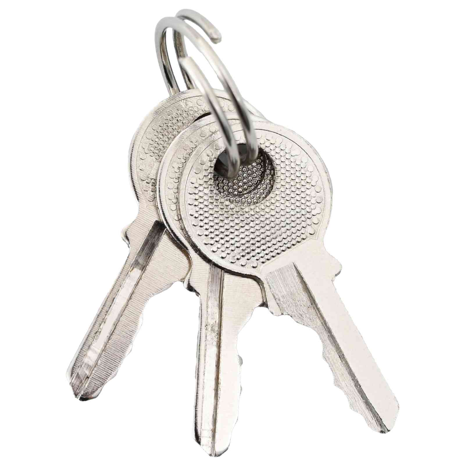 U Schloss mit Schlüsseln Messing 6 x 2 x 9,1 cm Eisen