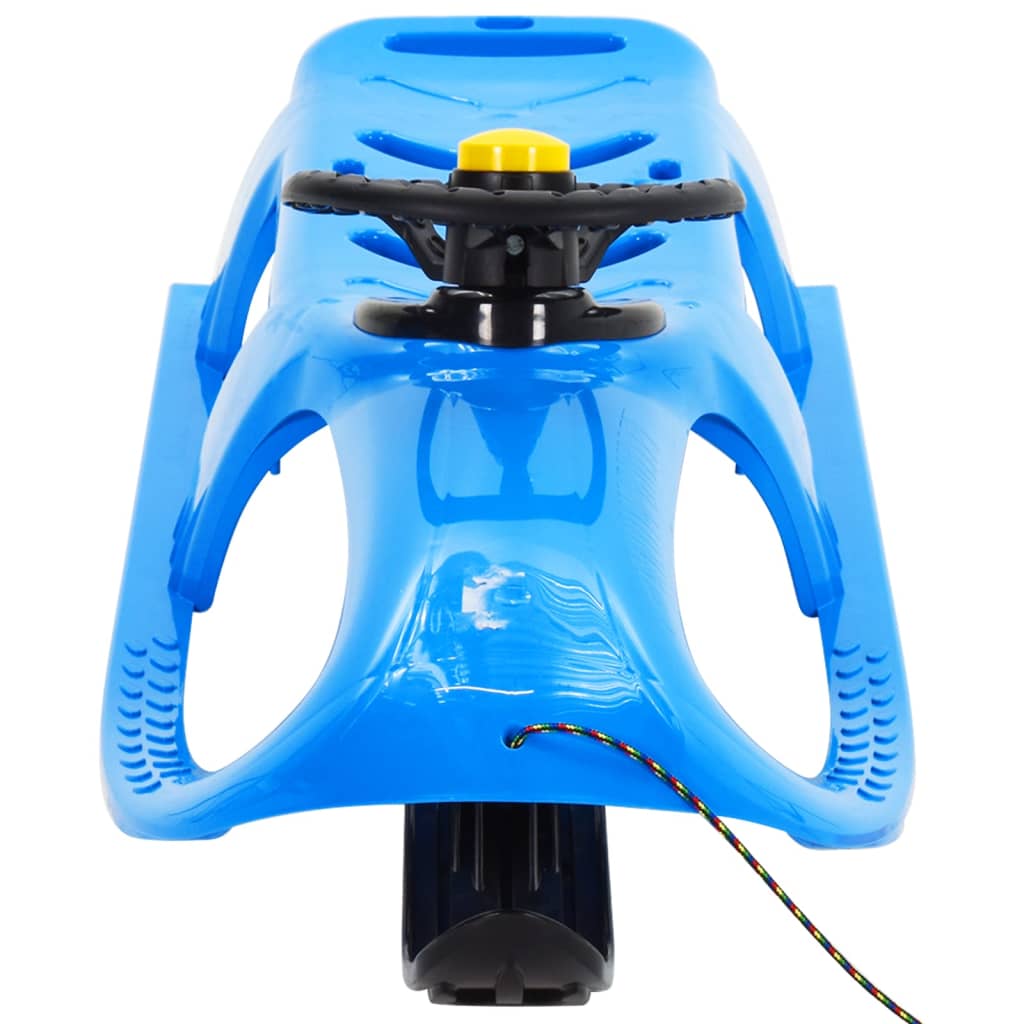 Schlitten für Kinder Blau 102,5x40x23 cm Polypropylen