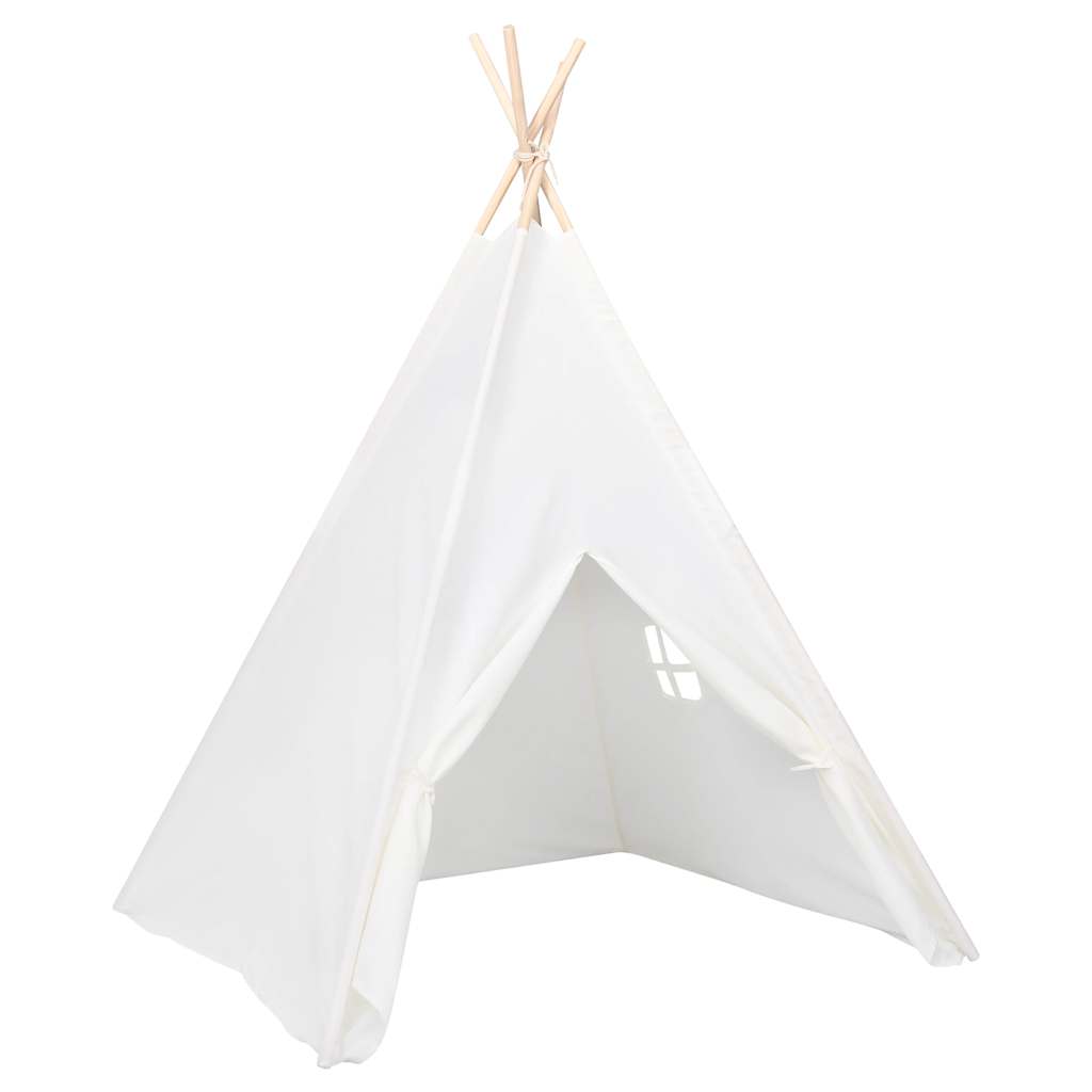 Kinder Tipi-Zelt mit Tasche Pfirsichhaut Rosa 120x120x150 cm