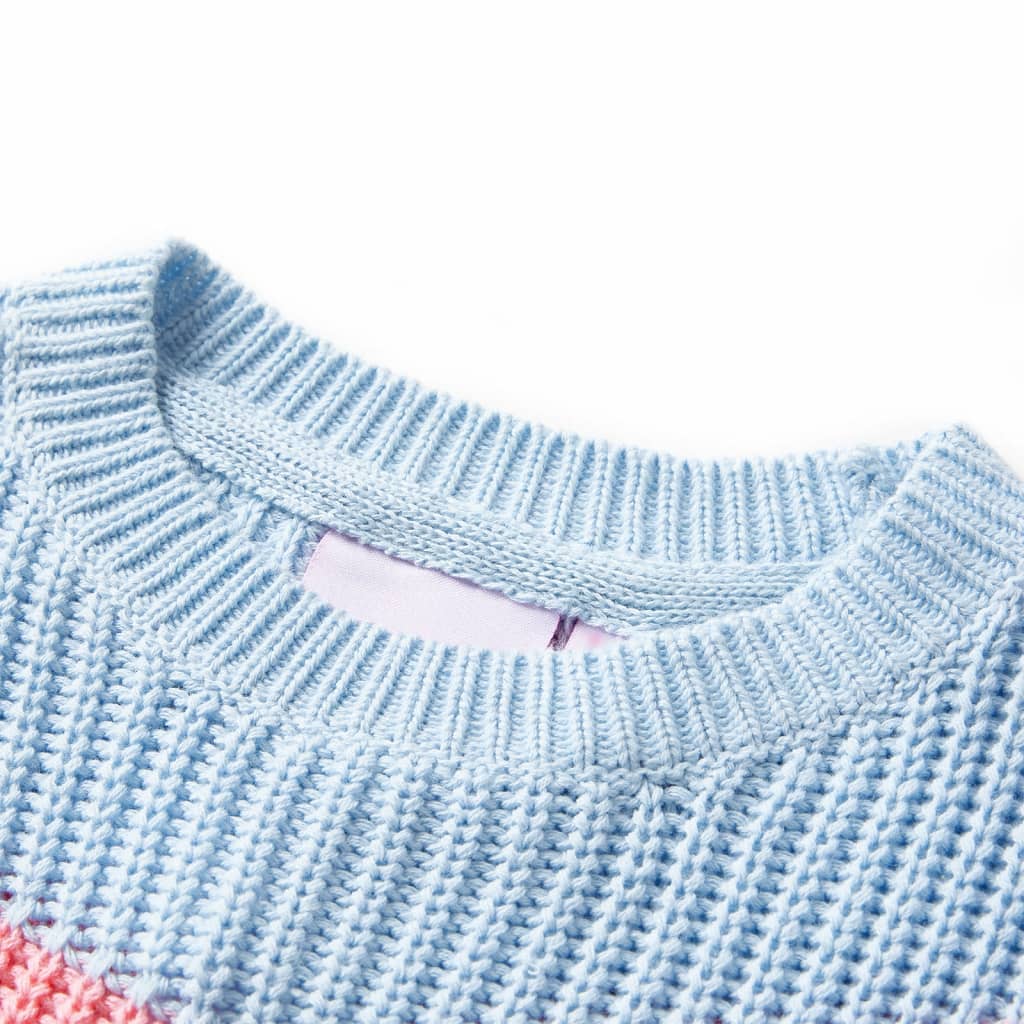Kinderpullover Gestrickt Blau 116