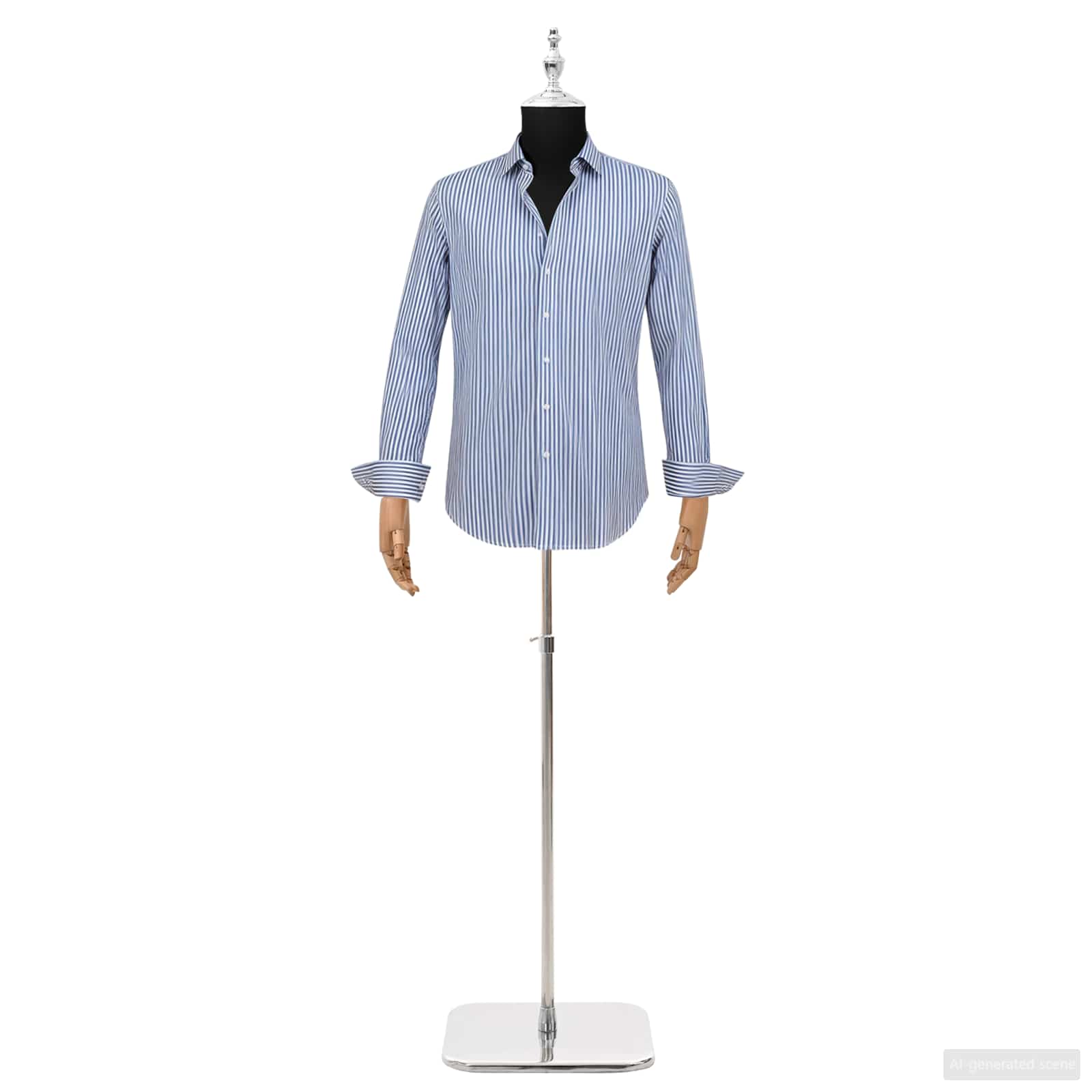 Verstellbare Mannequin 165-213 cm mit Fuß Weiblich PP Weiß