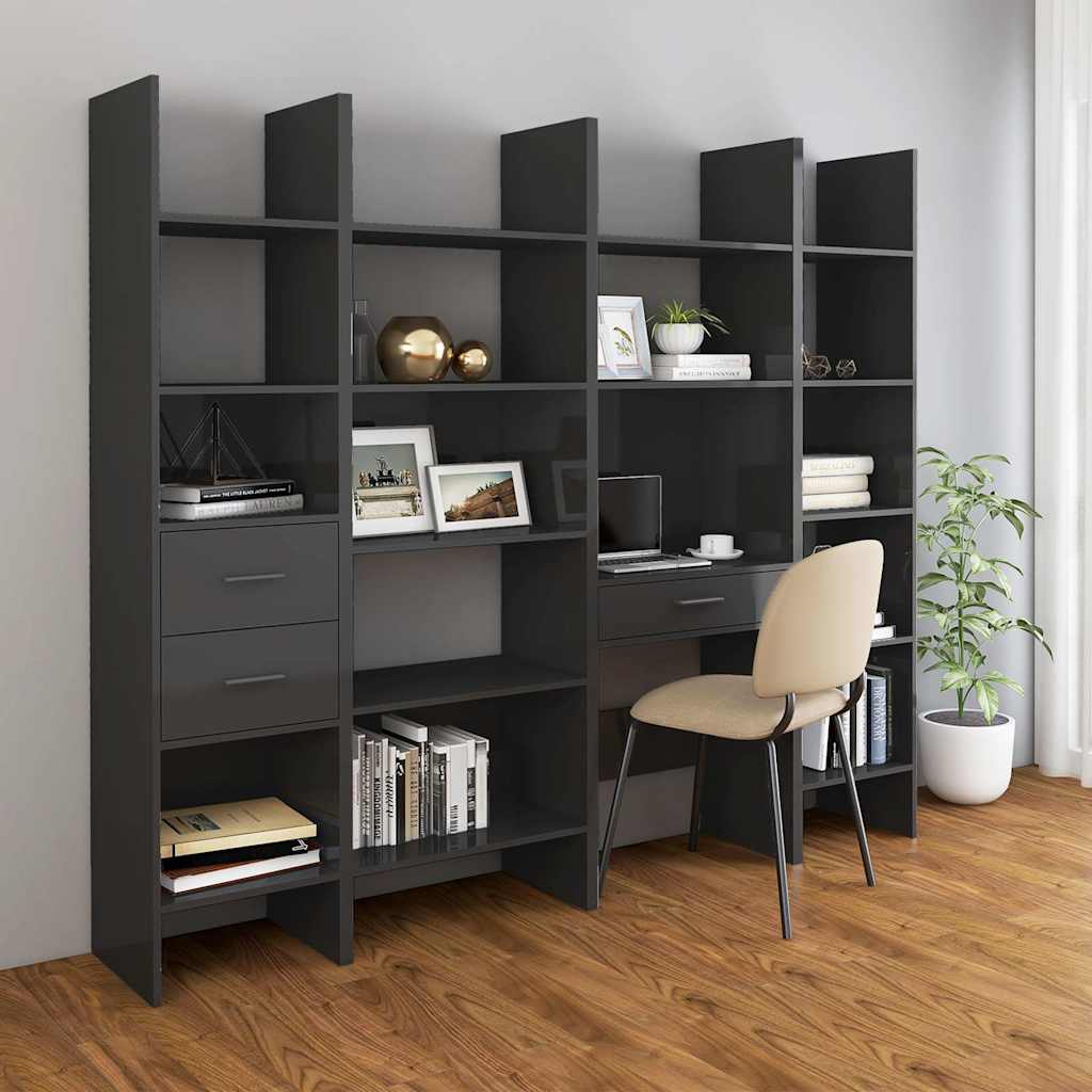 Bücherregal Weiß 40x35x180 cm Holzwerkstoff