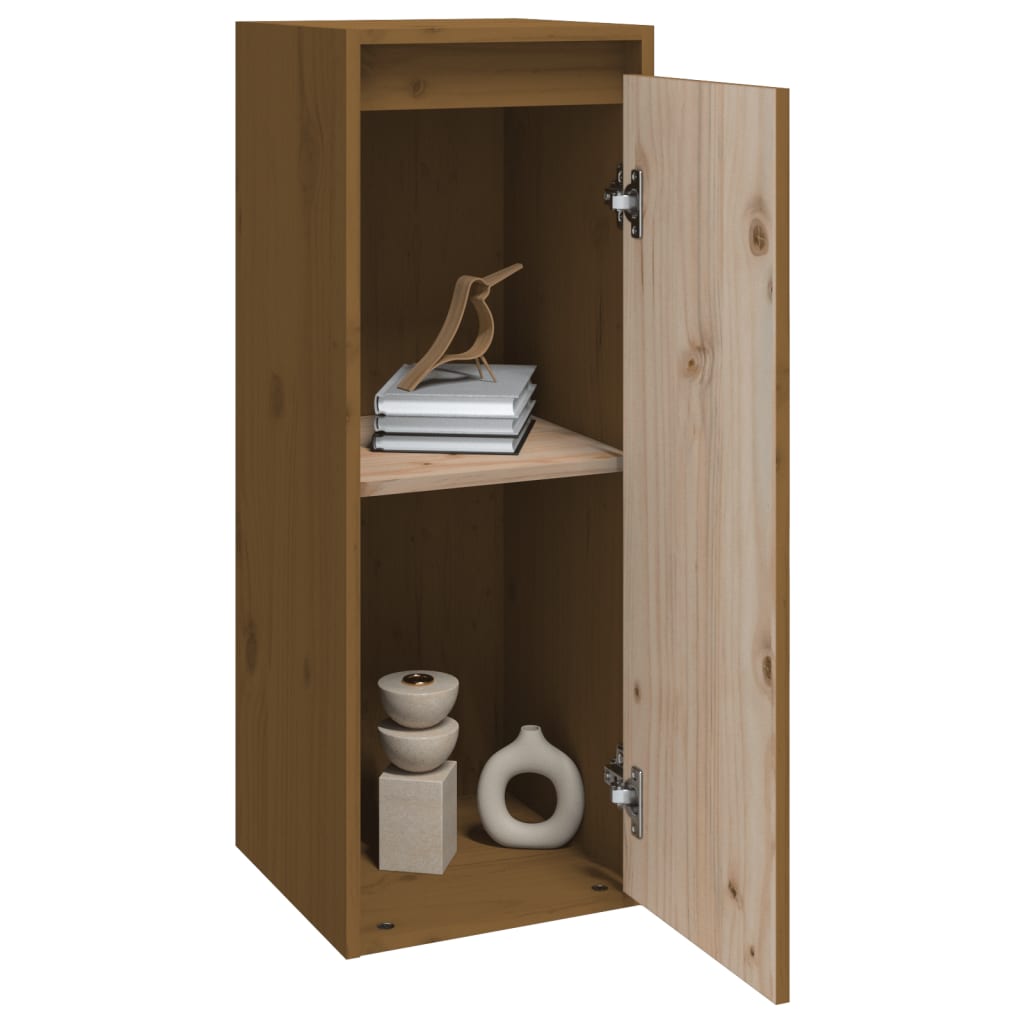 Wandschrank 30x30x80 cm Massivholz Kiefer
