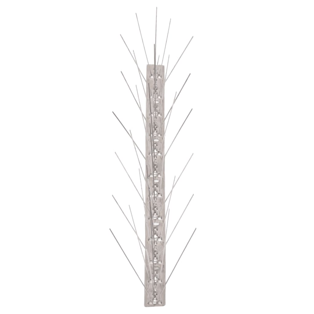 20-tlg. Taubenabwehr Spikes-Set Edelstahl 10 m 4-reihig