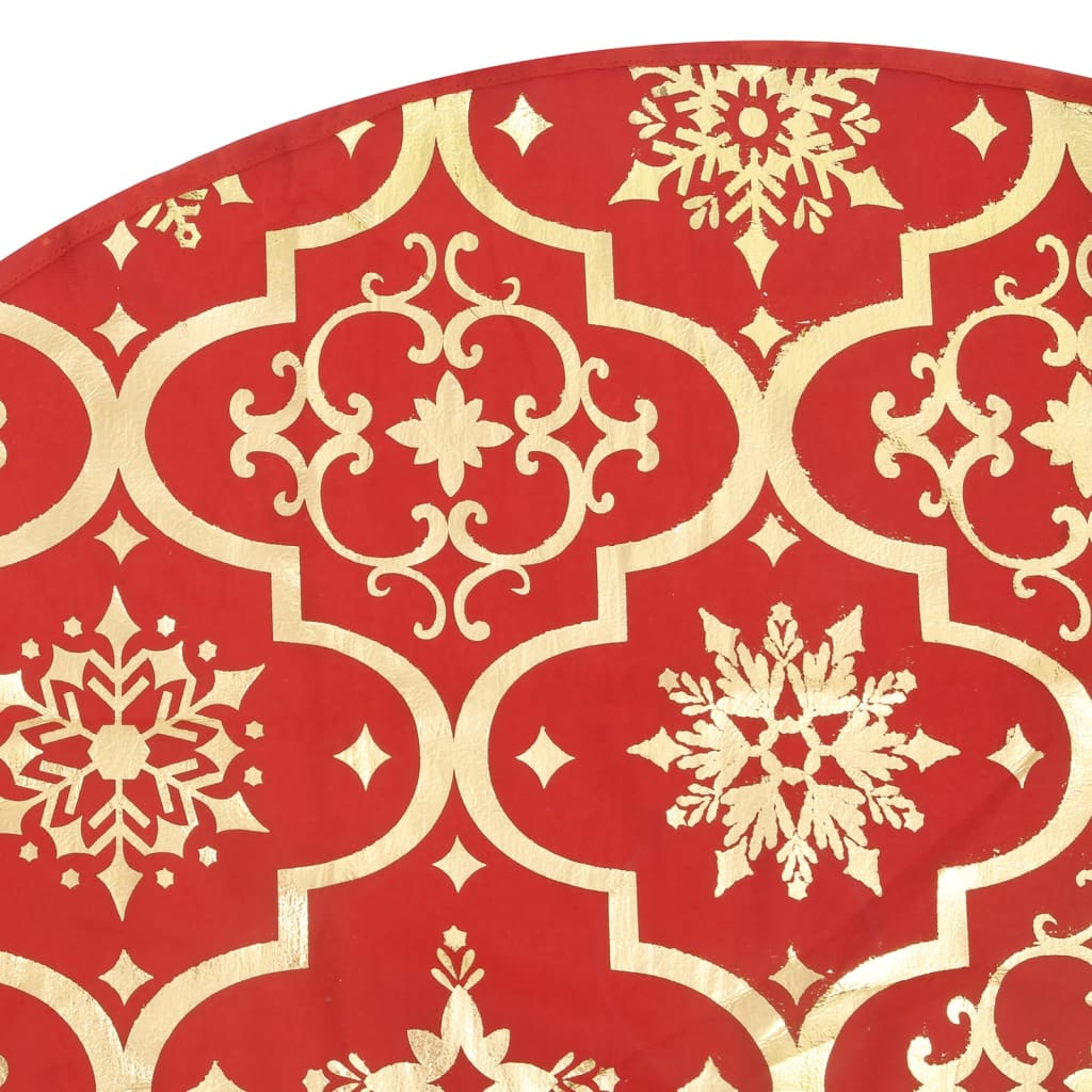 Luxus-Weihnachtsbaumdecke mit Socke Blau 150 cm Stoff