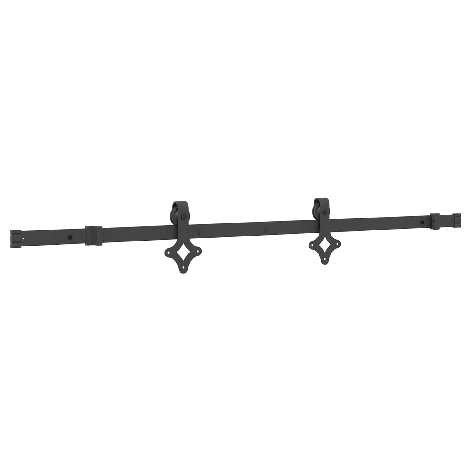 Schiebetür NARVIK Natürlich und Schwarz 70 x 210 cm (152,5 cm)