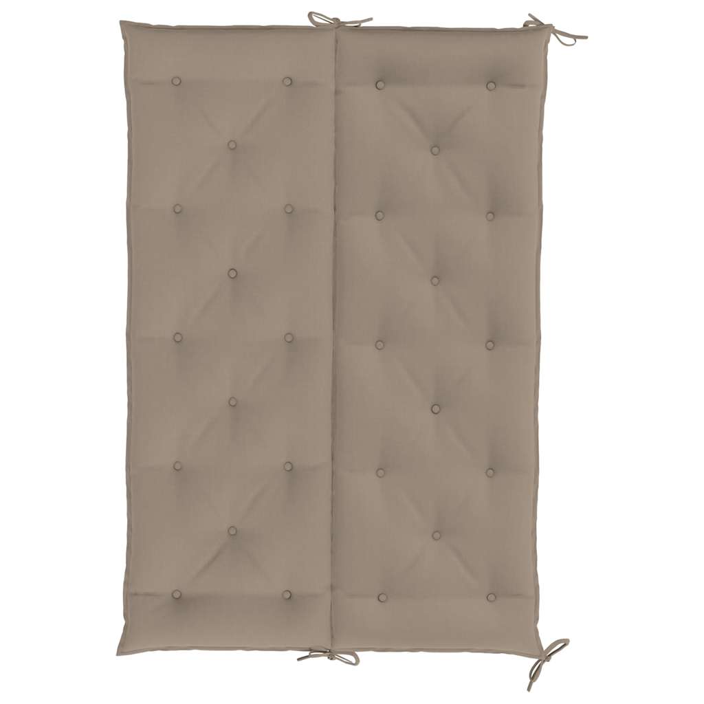 Gartenbank-Auflage Anthrazit 100x(50+50)x7 cm Oxford-Gewebe
