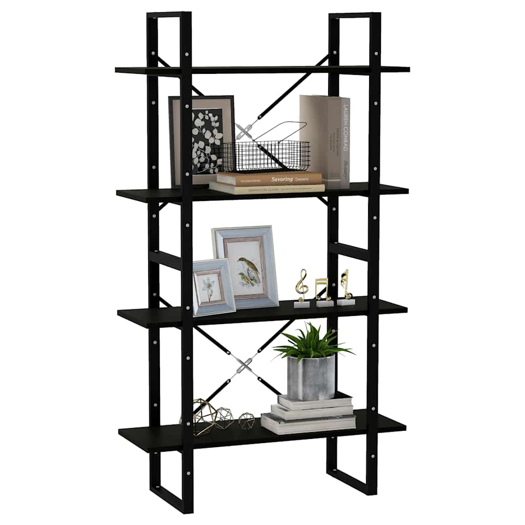 Bücherregal 2 Fächer Weiß 80x30x70 cm Holzwerkstoff