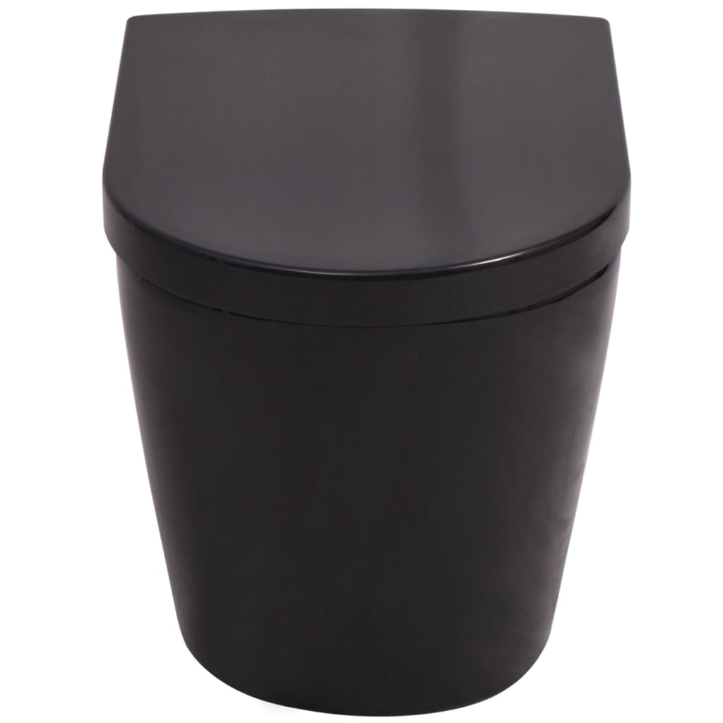 Wandmontierte Toilette Keramik Weiß