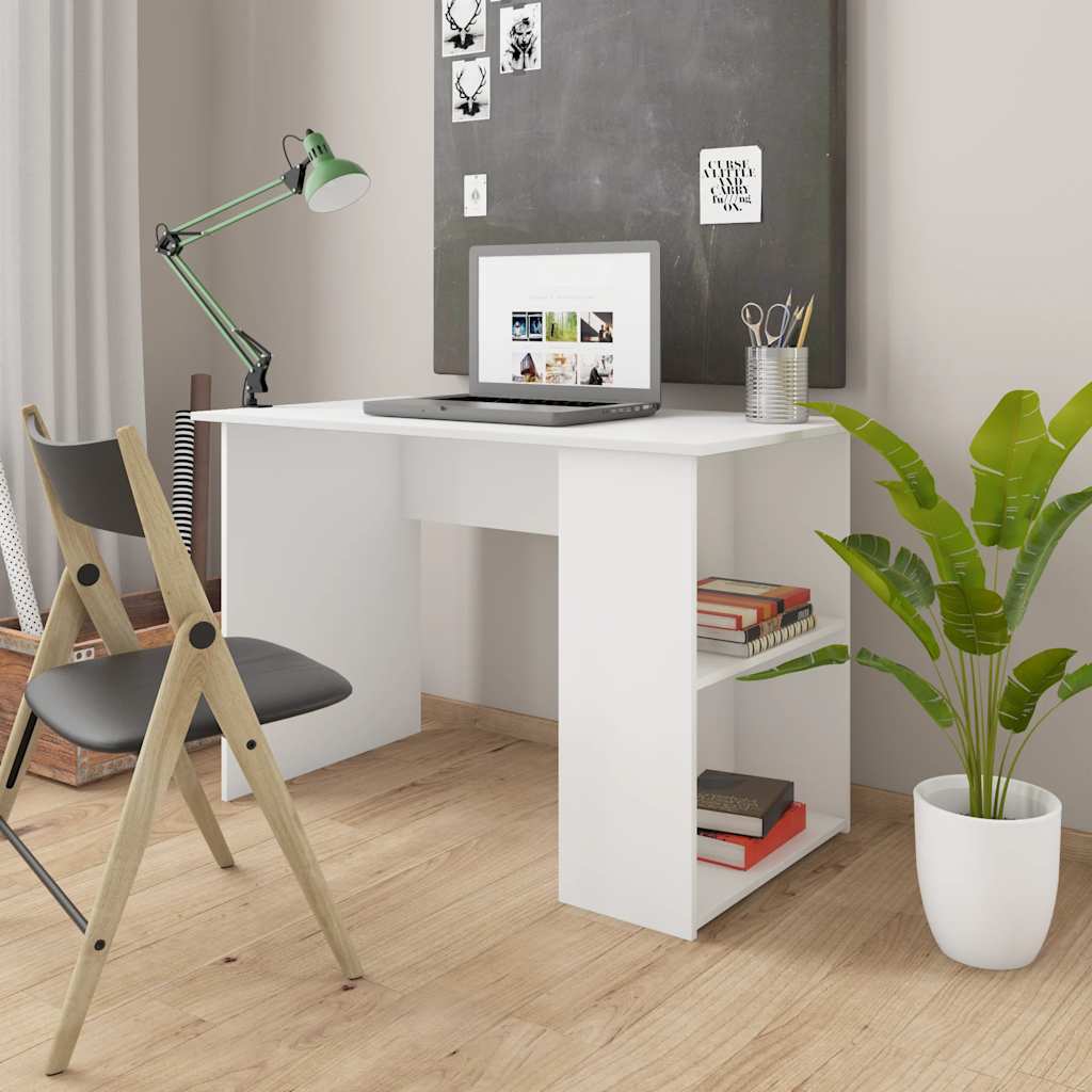 Schreibtisch Weiß 110x60x73 cm Holzwerkstoff