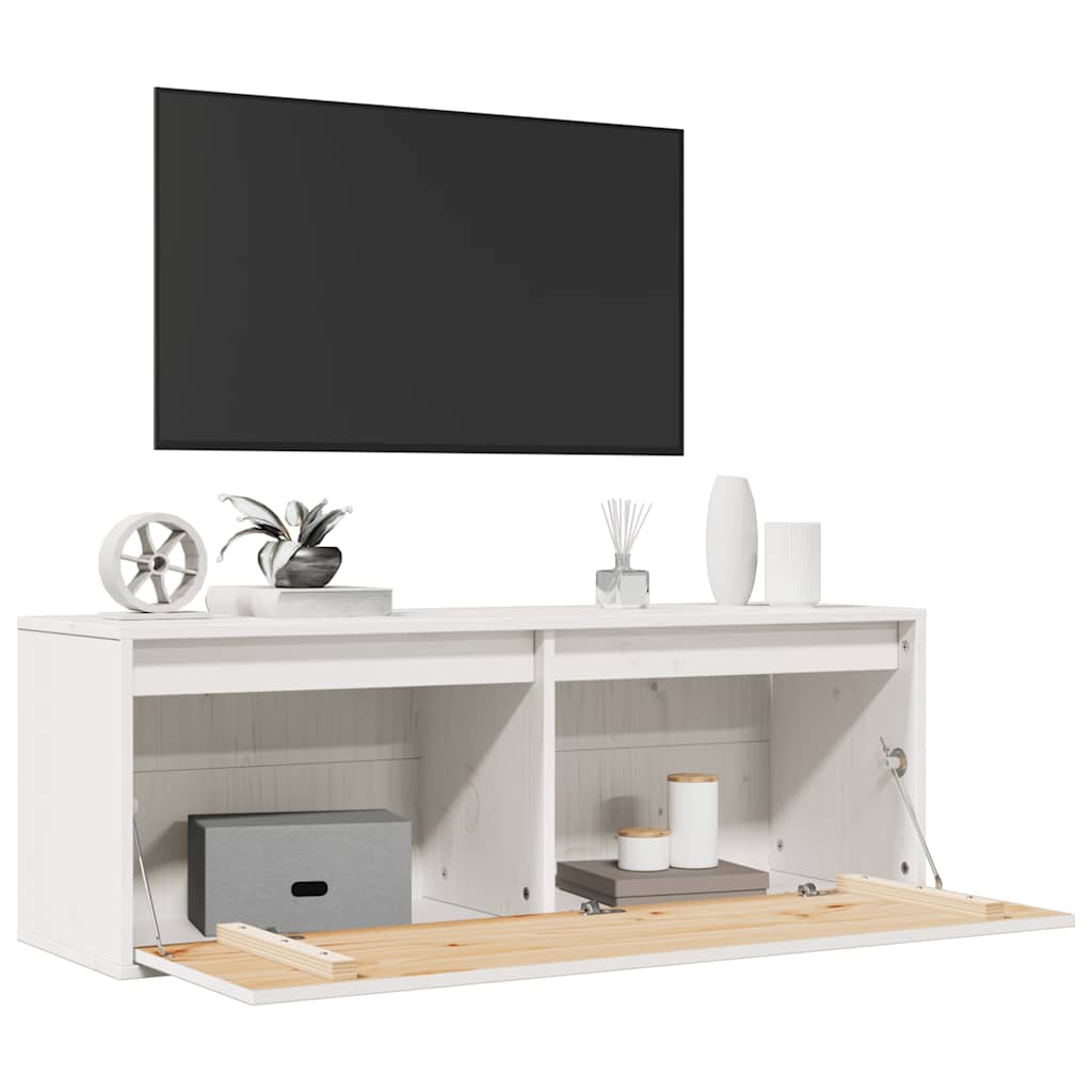 Wandschrank 100x30x35 cm Massivholz Kiefer