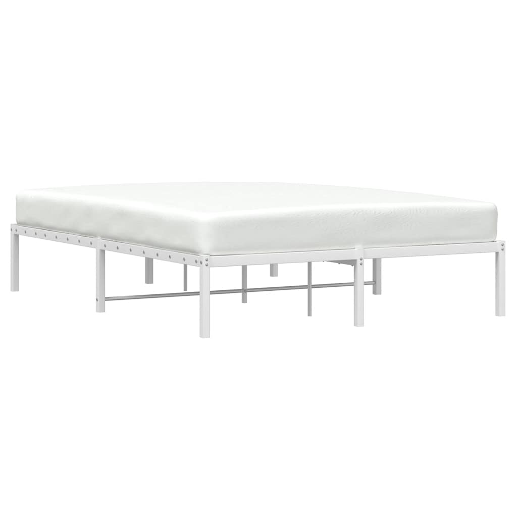 Bettgestell Metall Schwarz 75x190 cm