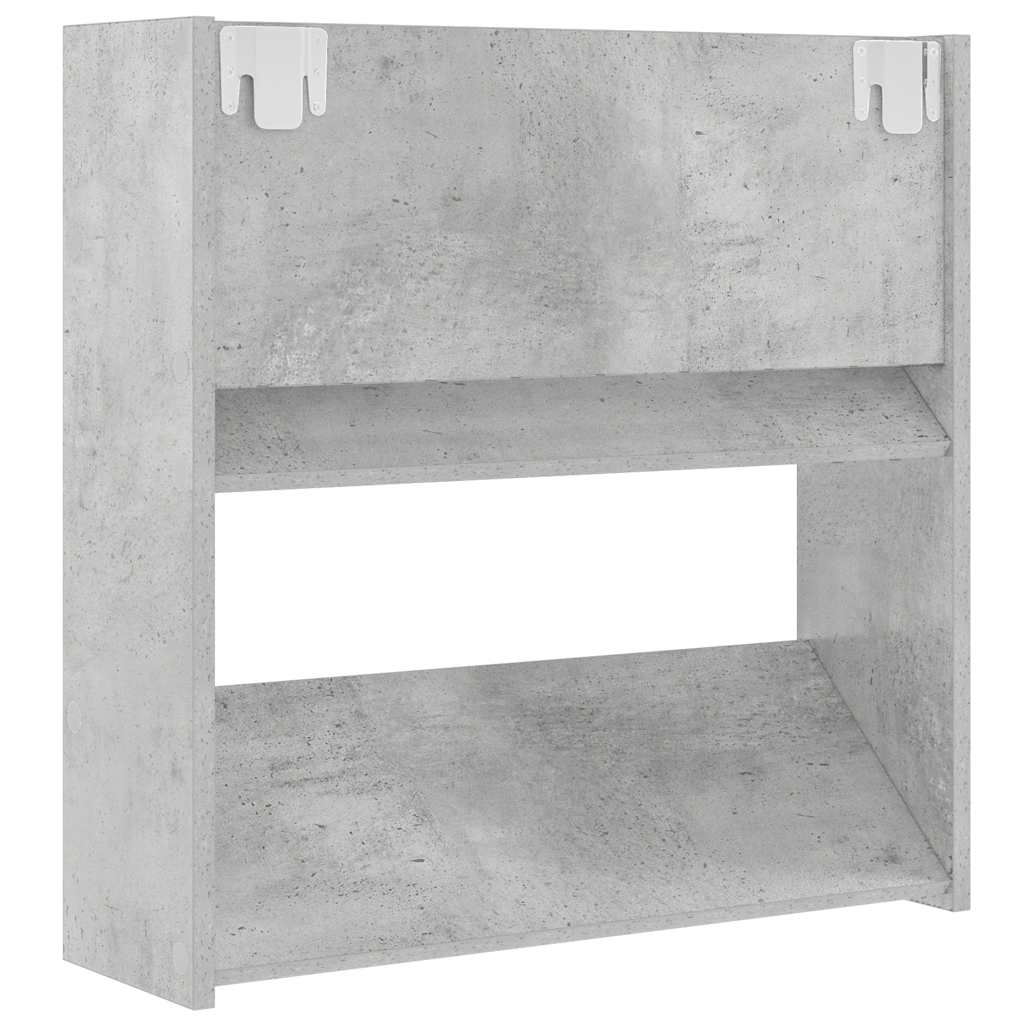 Wand-Schuhschränke 4 Stk. Weiß 60x18x60 cm Holzwerkstoff