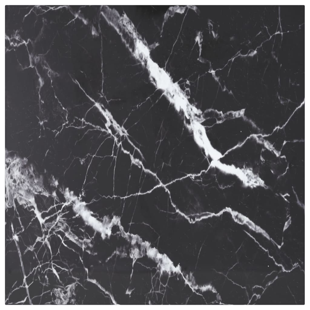 Tischplatte aus gehärtetem Glas quadratisch 700x700 mm