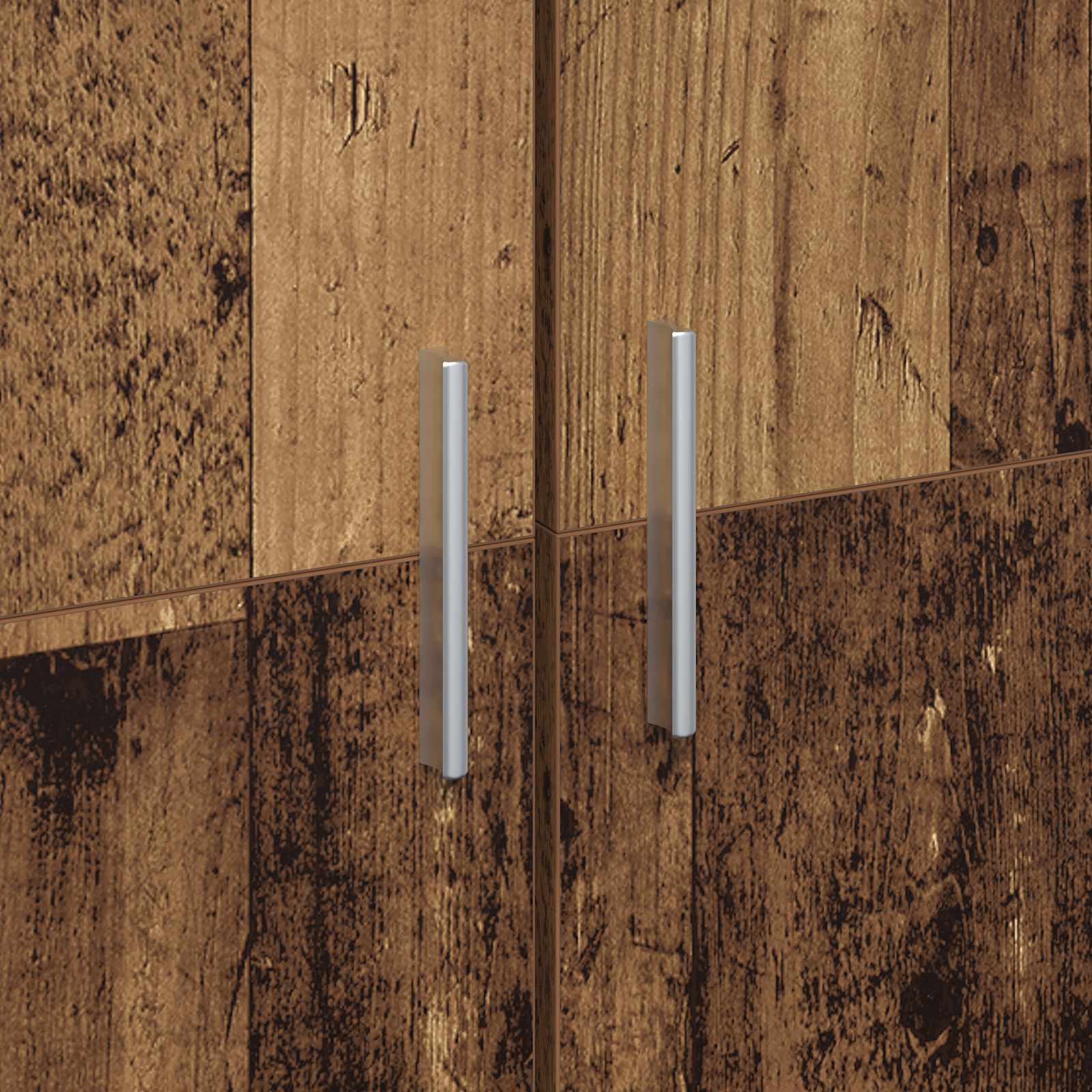 Highboard Weiß 70x35x180 cm Holzwerkstoff