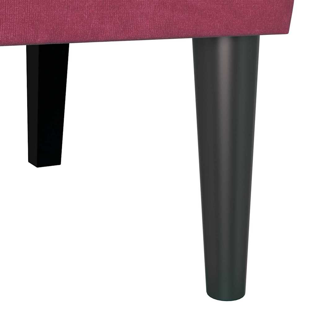Chesterfield Bank Hellgrau 112 x 65,5 x 75 cm Samt