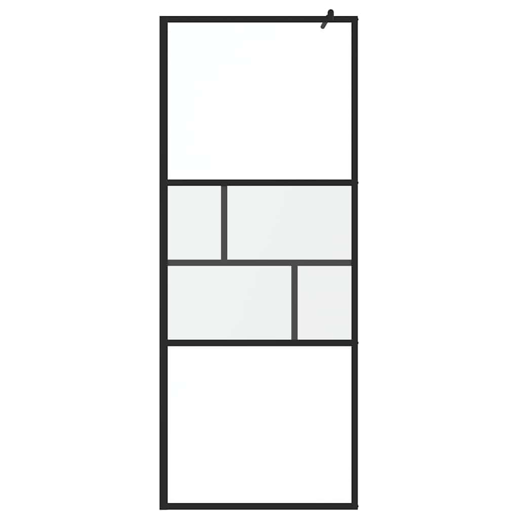 Duschwand für Begehbare Dusche mit Klarem ESG-Glas 80x195 cm