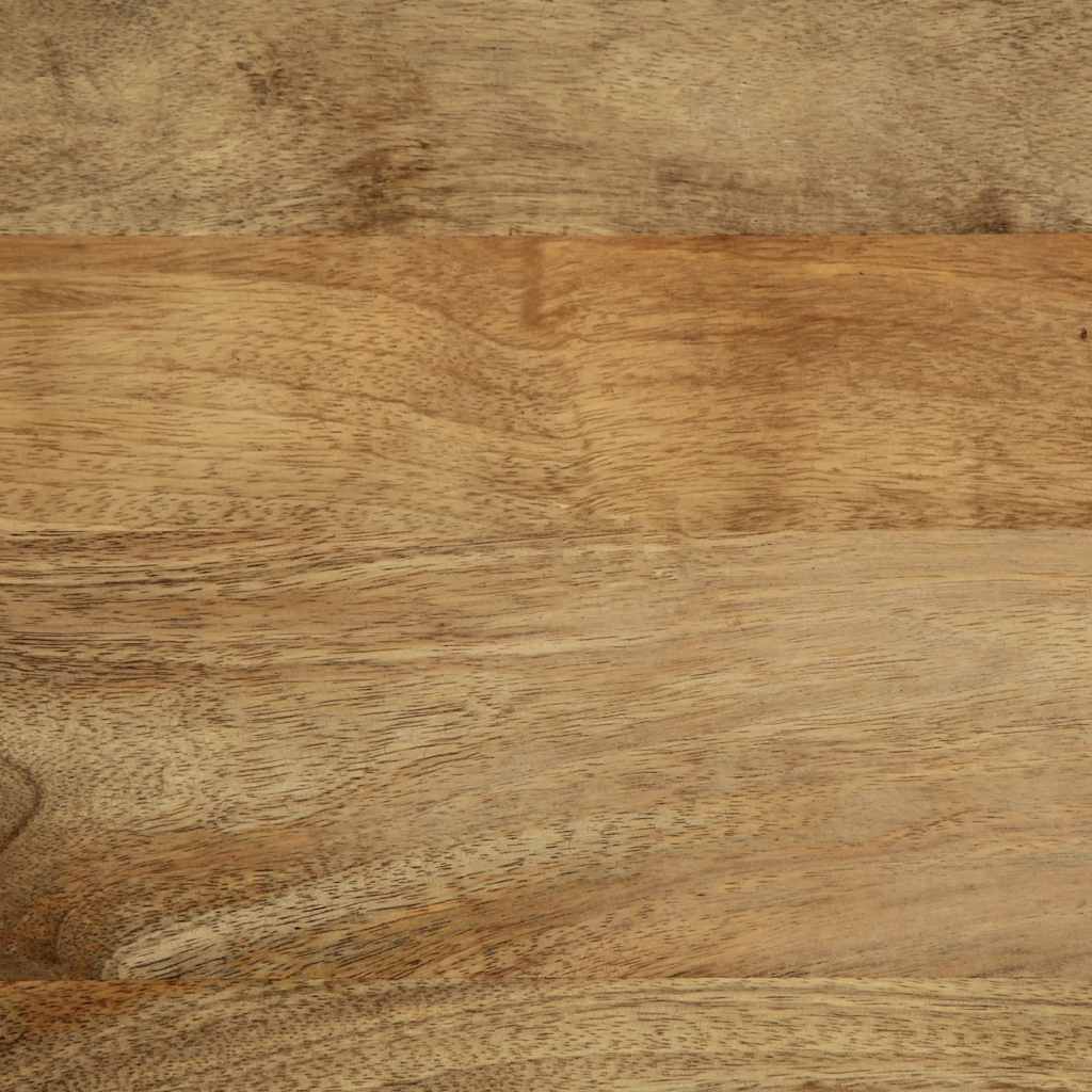TV-Schränk mit Regal Braun 100 x 33,5 x 46 cm Massivholz Mango