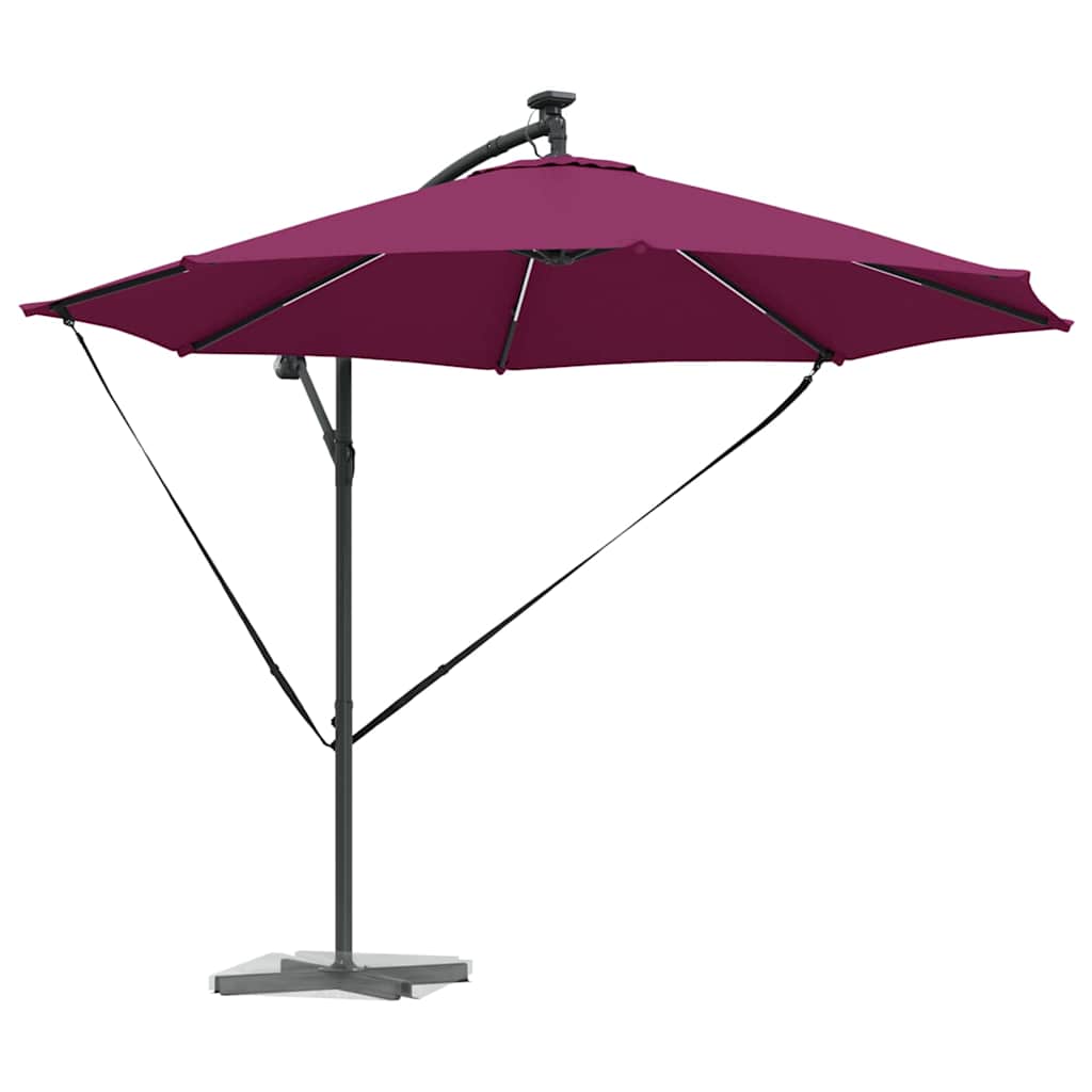 Sonnenschirm Sand 294 x 294 x 248 cm Polyester und Aluminium