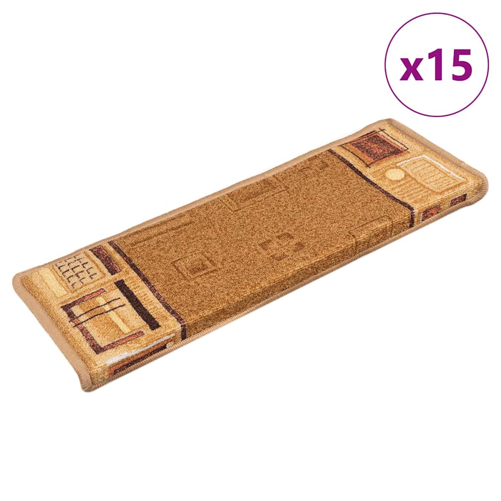Stufenmatten Selbstklebend 5 Stk. 65x21x4 cm Rot