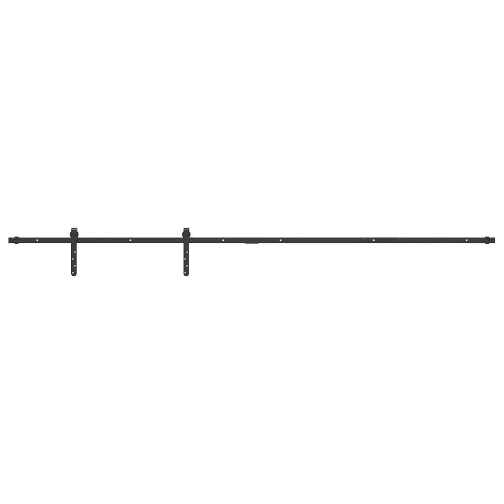 Schiebetürbeschlag Set für Schranktüren 91 cm Karbonstahl