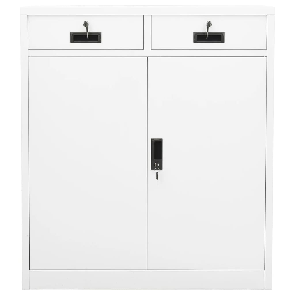 Büroschrank mit Pflanzkasten Anthrazit 90x40x125 cm Stahl