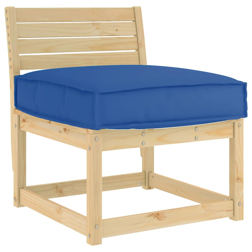 Kissen Anthrazit 60 x 60 x 12 cm Oxford-Stoff