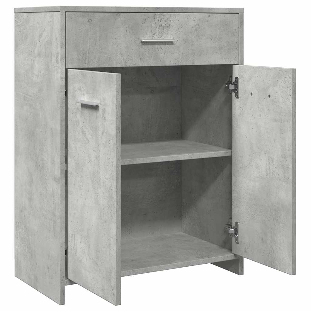 Badezimmerschrank Weiß 60x33x80 cm Holzwerkstoff