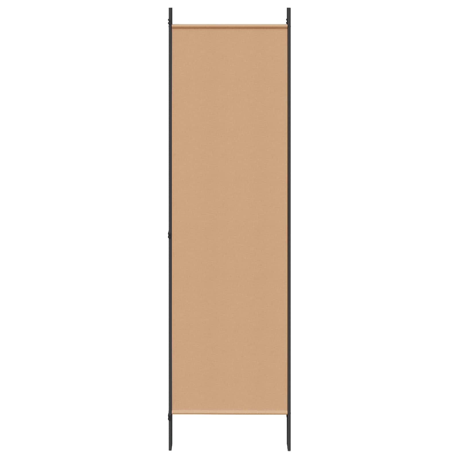 Raumteiler Beige 150 x 180 cm Stoff