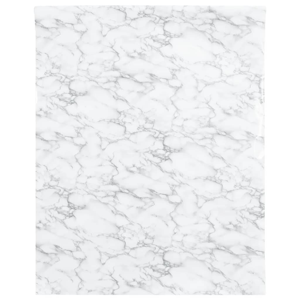 Möbelfolien Selbstklebend Marmor-Optik Schwarz 90x500 cm PVC