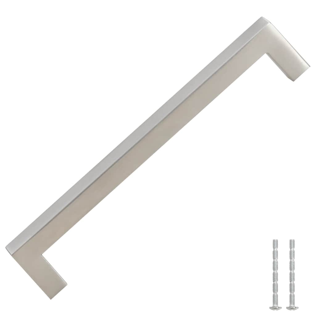 Möbelgriffe 10 Stk. Silbern 64 mm Edelstahl