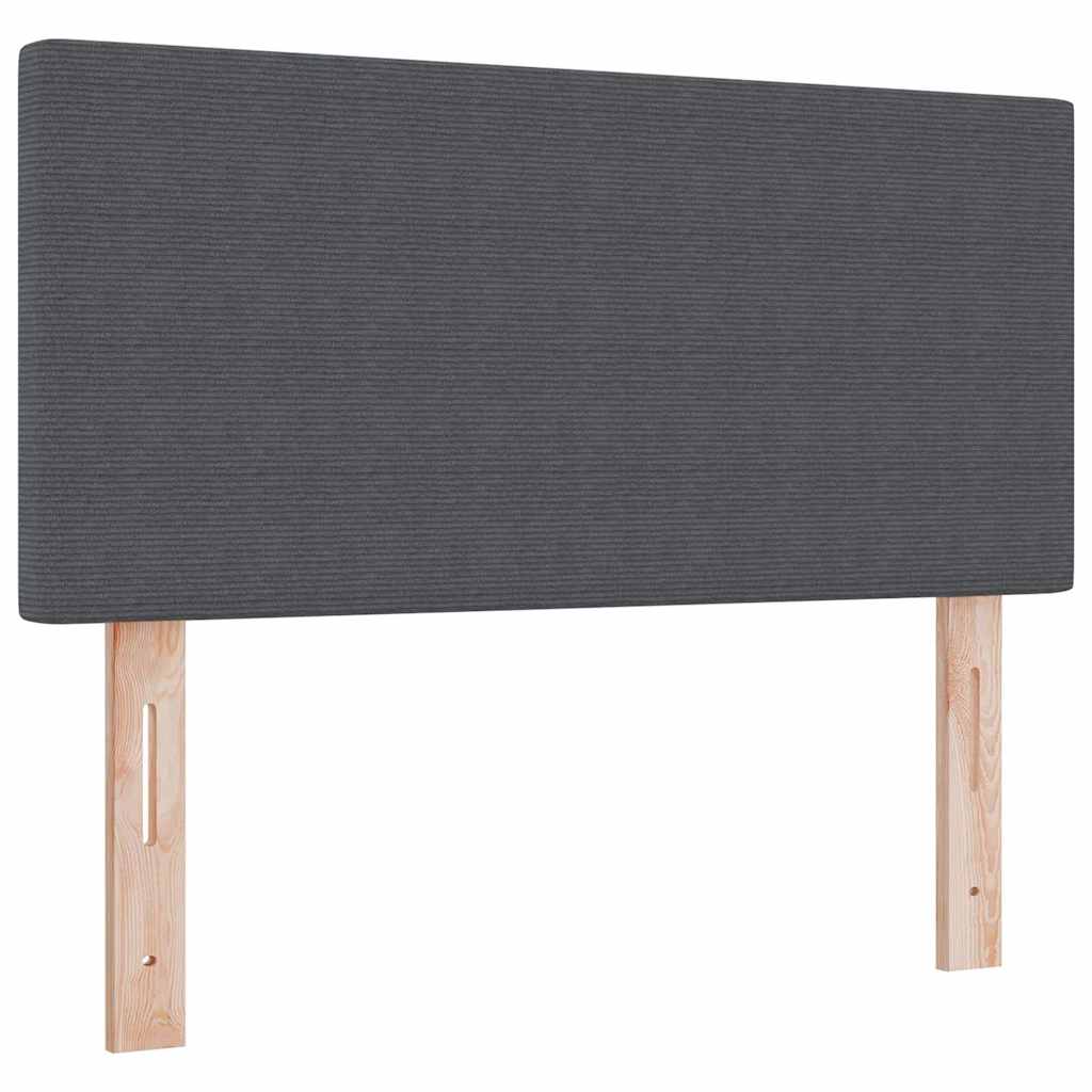 Kopfteil Hellgrau 80 cm Cordstoff