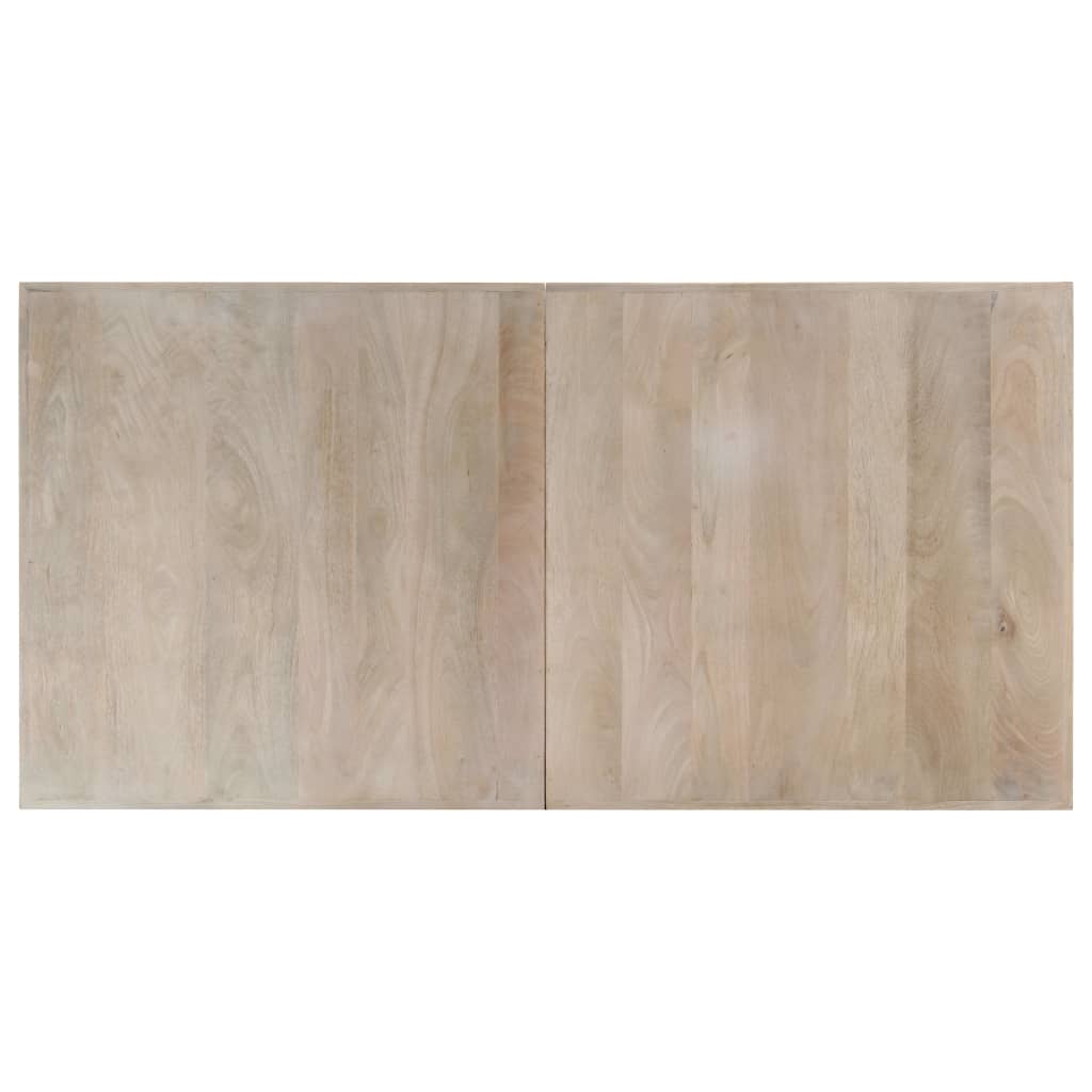 Esstisch Massivholz Mango und Stahlgestell 180 cm